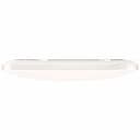 Wand- und Deckenleuchte Amelie Silber, Weiss, 48W, 6 x 54 cm, Kunststoff Deckenlampe