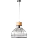 Pendelleuchte Annelie 6 Braun, 52W, 135 x 47 cm, Holz Pendellampe
