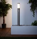 Außenstandleuchte Carlo 4 Metallic, 0W, 77,5 x 11,9 cm, Kunststoff Außenlampe