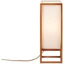 Tischleuchte Nala 1 Braun, 40W, 53 x 20 cm, Textil Nachttischlampe