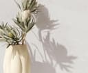 Strukturerad papperstapet Modern, romantisk i beige 