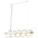 Pendelleuchte Maria 8 Beige, 10W, 115 x 95 cm, Holz Pendelleuchte