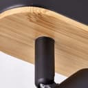 Spotbalken Luca Braun, 10W, 14,5 x 40,5 cm, Bambus Lampe