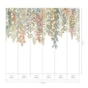Fototapet, tapet med bladmotiv La Terrasse beige 2,7 x 3 m