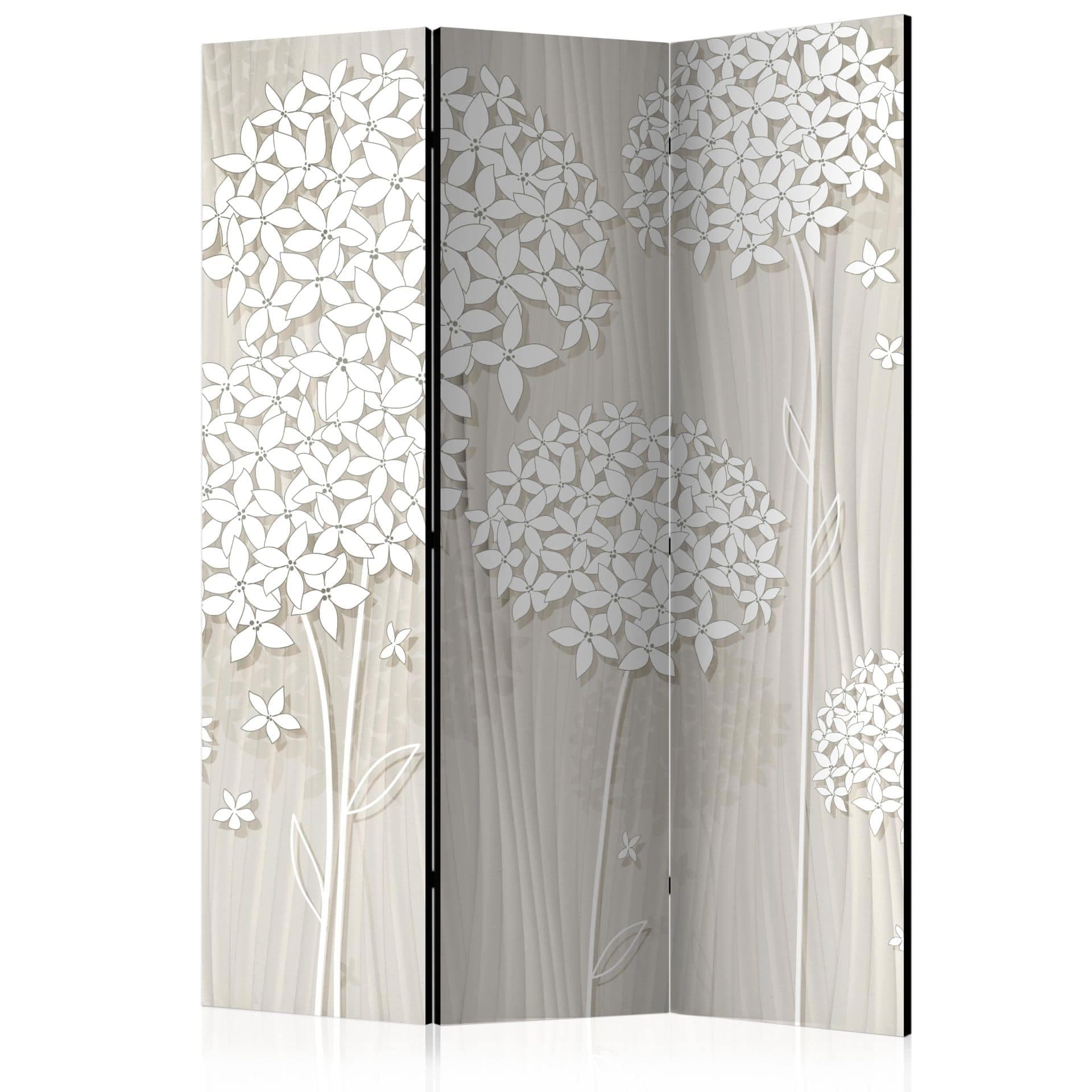 Paravent Raumteiler -  Papier Pusteblumen, 3-teilig