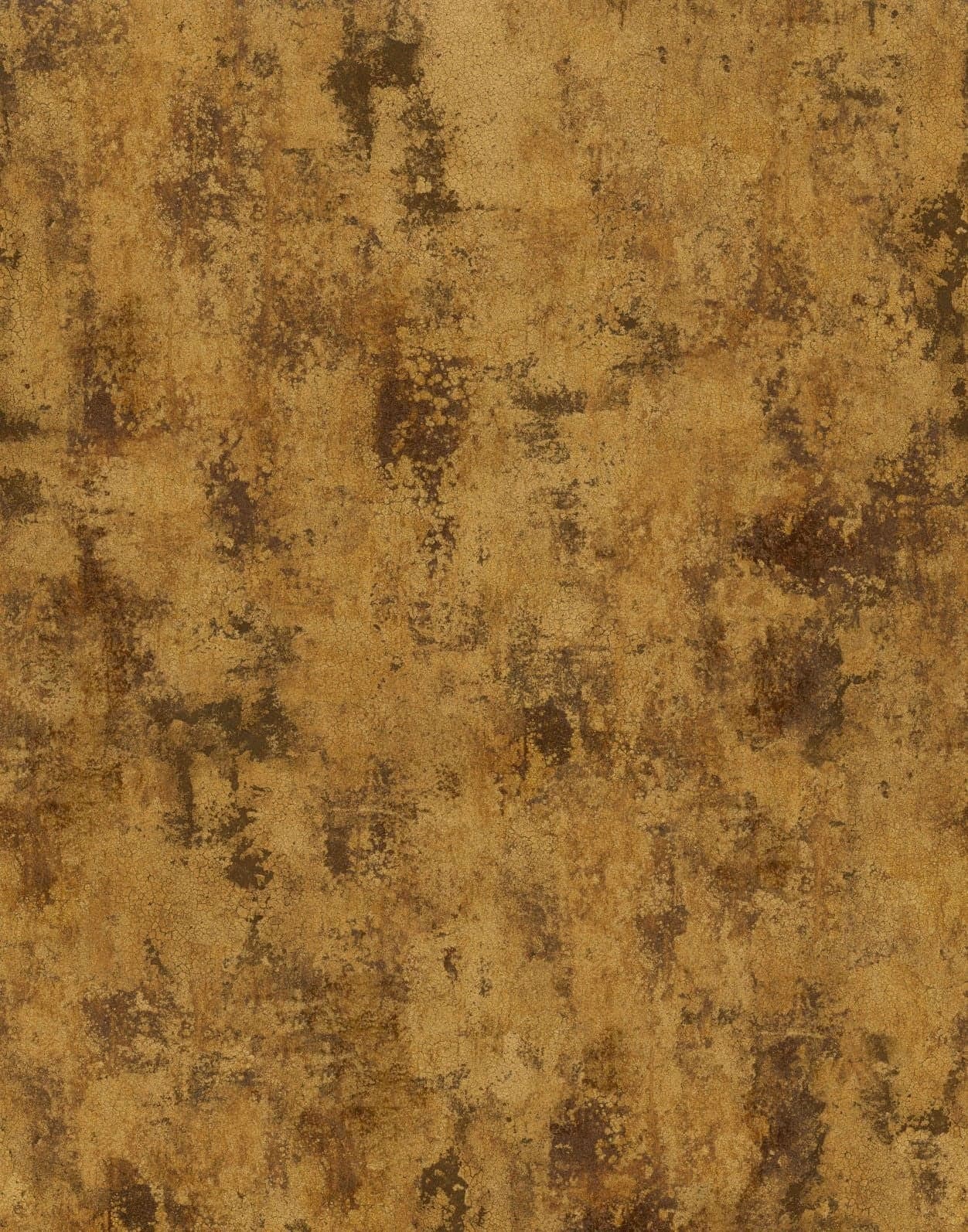 Fototapet med motiv rost look guldbrun med patina textur 2,7 x 2,12 m