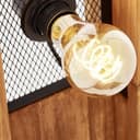 Stehleuchte Daniel 4 Braun, 42W, 125,5 x 20 cm, Holz Stehlampe
