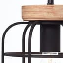 Pendelleuchte Inga 11 Braun, 40W, 142 x 100 cm, Holz Pendellampe