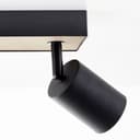 Spotbalken Joris 1 Braun, 104W, 15,3 x 42 cm, Metall Spotbalken