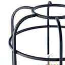 Tischleuchte Inga 3 Braun, 40W, 26,5 x 20 cm, Holz Innenleuchte