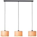 Pendelleuchte Michael 5 Beige, 52W, 120 x 110 cm, Holz Pendelleuchte