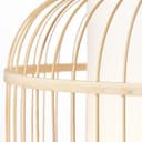 Pendelleuchte Charlie 2 Braun, 40W, 150 x 40 cm, Bambus Pendellampe