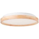 Deckenleuchte Alea 1 Beige, 26W, 6,5 x 39,5 cm, Holz Deckenlampe