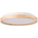 Deckenleuchte Alea 1 Beige, 26W, 6,5 x 39,5 cm, Holz Deckenlampe
