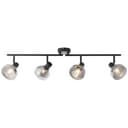 Spotrohr Max Schwarz, 18W, 19,5 x 89 cm, Glas Strahler