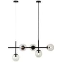 Pendelleuchte Amina 3 Grau, 25W, 147,5 x 93,3 cm, Metall Deckenlampe