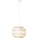 Pendelleuchte Charlie 2 Braun, 40W, 150 x 40 cm, Bambus Pendellampe