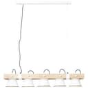 Pendelleuchte Maria 8 Beige, 10W, 115 x 95 cm, Holz Pendelleuchte