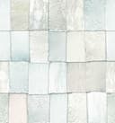 Fototapet Patchwork papperslook i vitt och beige med fin struktur 3,4 x 3,18 m