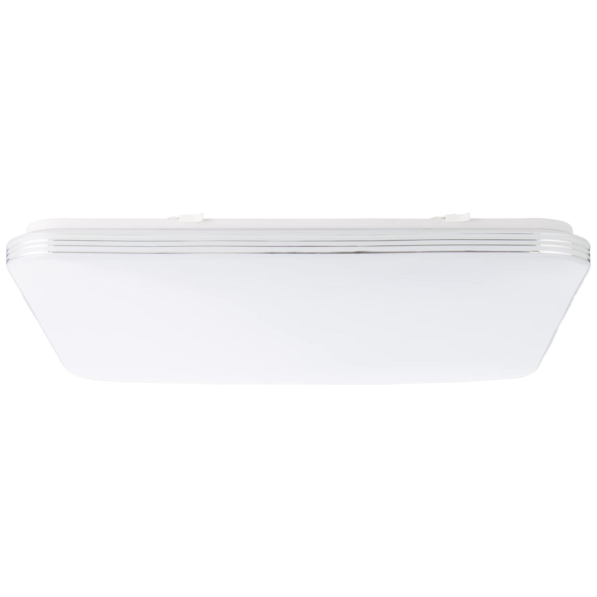 Wand- und Deckenleuchte Amelie Silber, Weiss, 48W, 6 x 54 cm, Kunststoff Deckenlampe