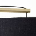 Bogenstandleuchte Alisa 2 Gold, 10W, 192,5 x 160 cm, Textil Lampe