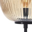 Stehleuchte Junis 5 Braun, 40W, 140 x 35 cm, Metall Stehleuchte