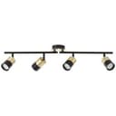 Spotrohr Leonard Gold, 5W, 16,8 x 76,5 cm, Metall Strahler