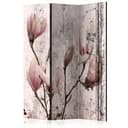 Paravent Raumteiler -  Magnolien Vorhang, 3-teilig