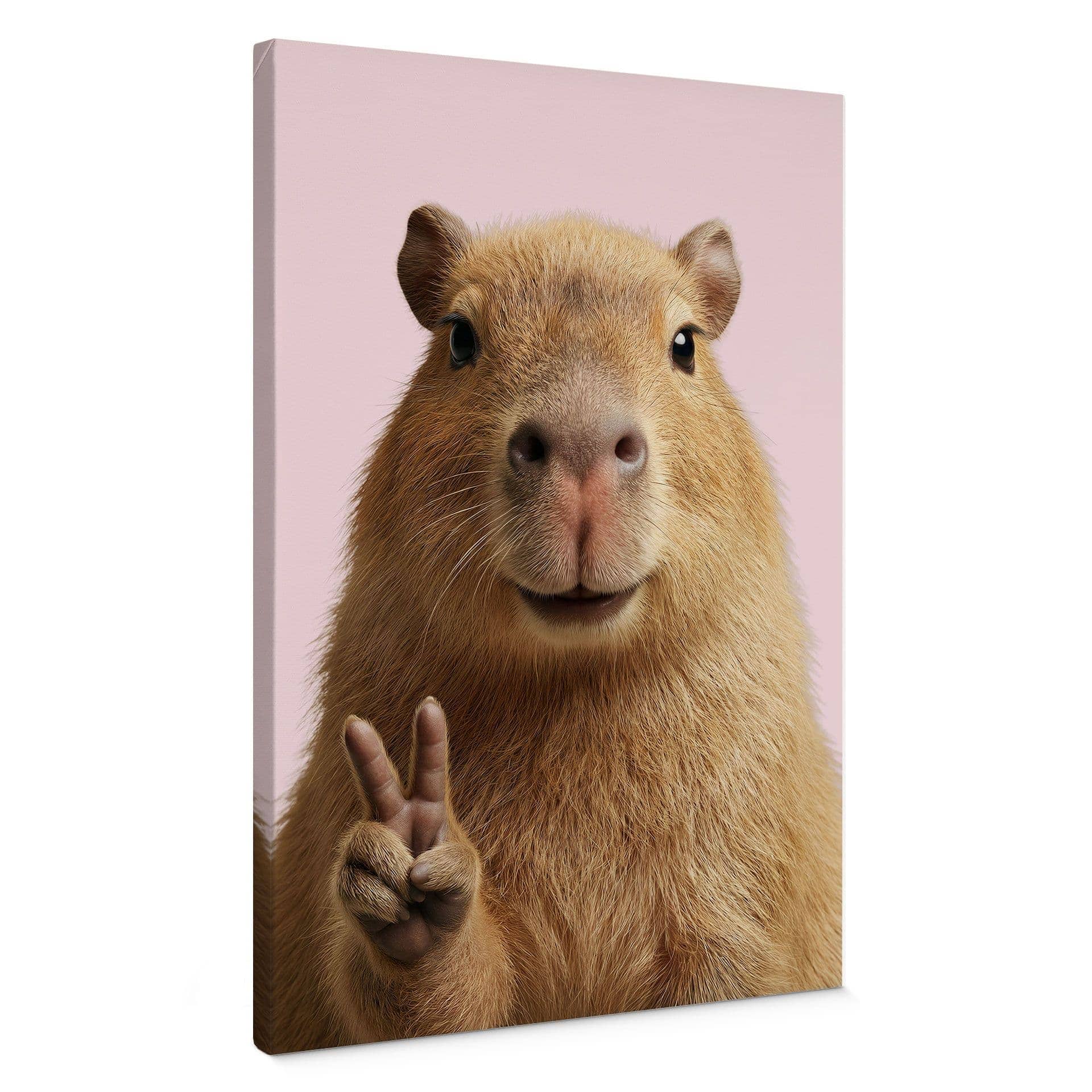 Canvastavla Fred Capybara