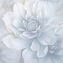 Tapet med blommotiv Big Pictures grå 2,50 x 2,70 m