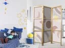 Japanischer Paravent Raumteiler - Joyful Sky, 3-teilig