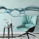 Fototapet Bubblor - 288x260 cm