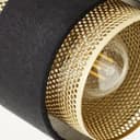 Spotrohr Ilsa 1 Gold, 28W, 16,9 x 50,3 cm, Metall Lampe