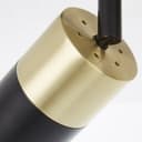 Spotrohr Leonard Gold, 5W, 16,8 x 76,5 cm, Metall Strahler