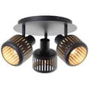 Spotrondell Silvio 2 Gold, 28W, 17,5 x 37 cm, Metall Industrielle deckenleuchte