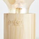 Strahlerrohr Rafael 2 Braun, 28W, 12,5 x 49 cm, Bambus Holz-spotleuchte