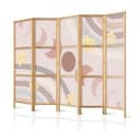Japanischer Paravent Raumteiler - Joyful Sky, 3-teilig