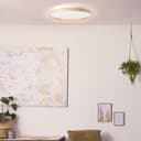 Deckenleuchte Alea 2 Beige, 32W, 7,5 x 49,5 cm, Holz Deckenlampe
