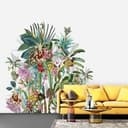 Fototapet med motiv Tropisk botanisk blandning med exotiska växter 3,4 x 2,65 m