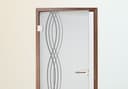 Dörrdesign våg 39x200 cm