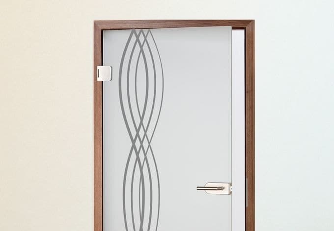 Dörrdesign våg 39x200 cm
