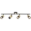 Spotrohr Leonard Gold, 5W, 16,8 x 76,5 cm, Metall Strahler