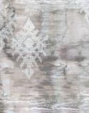 Fototapet med motiv abstrakt textur med ornamentalt prov i grå beige 2,7 x 2,12 m
