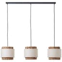 Pendelleuchte Till 9 Braun, 60W, 120 x 110 cm, Textil Lampe