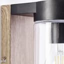 Außenwandleuchte Dania 1 Braun, 40W, 21 x 10 cm, Metall Außenbeleuchtung