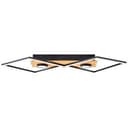 Deckenleuchte Vincent 2 Braun, 32W, 6,2 x 70,7 cm, Holz Lampe