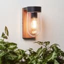 Außenwandleuchte Dania 1 Braun, 40W, 21 x 10 cm, Metall Außenbeleuchtung