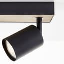 Spotbalken Joris 1 Braun, 104W, 15,3 x 42 cm, Metall Spotbalken