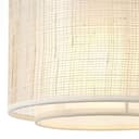Pendelleuchte Madita 3 Braun, 42W, 113,5 x 125 cm, Textil Pendellampe
