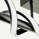 Deckenleuchte Alexander 2 Schwarz, 16W, 20 x 75,5 cm, Kunststoff Innenleuchte